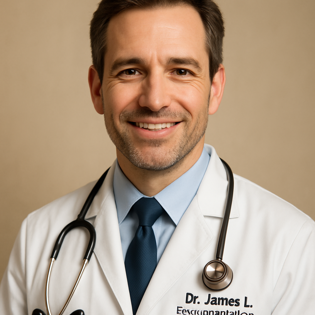 Illustrative clinician avatar