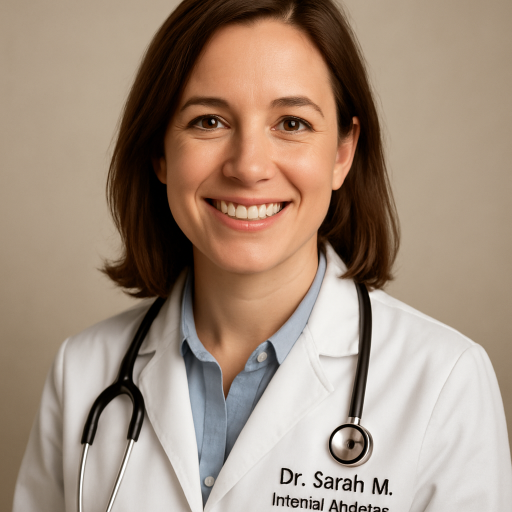 Illustrative clinician avatar